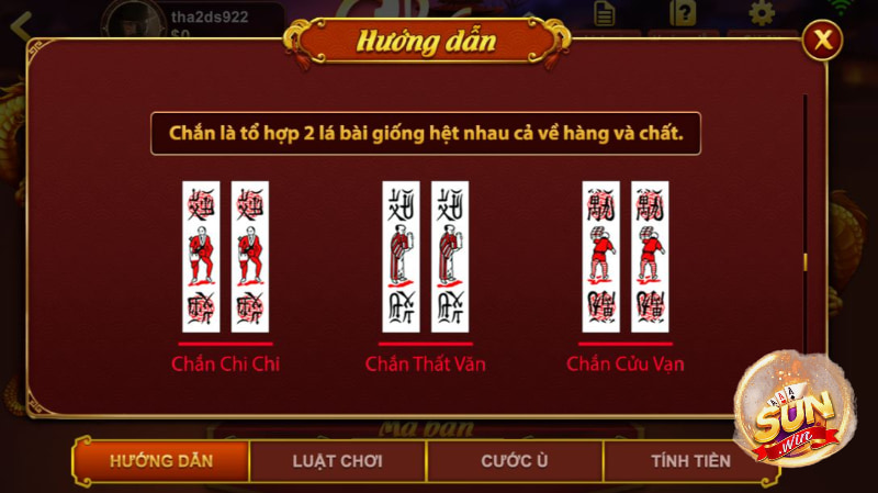 Các tổ hợp bài trong game