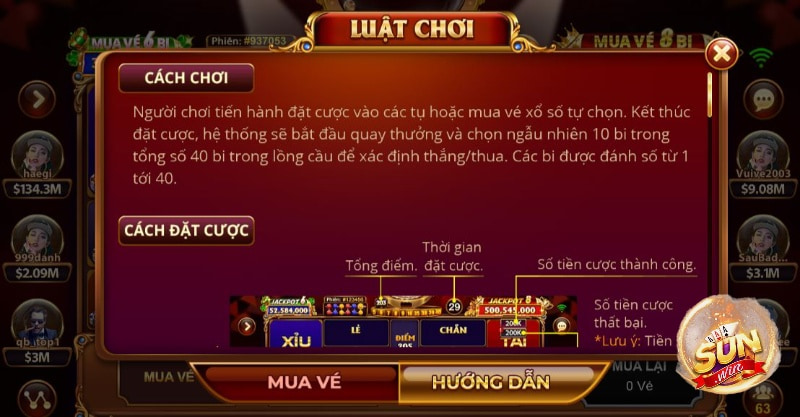 Luật chơi Keno lộc phát cơ bản