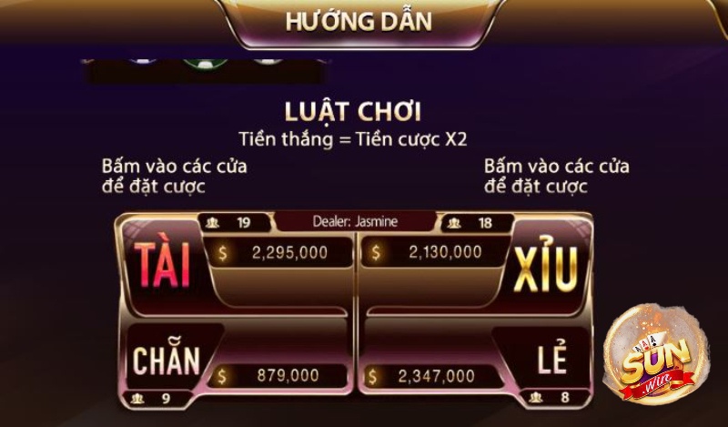 Luật chơi tài xỉu livestream Sunwin newbie cần nắm rõ