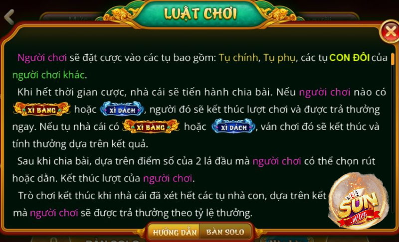 Luật chơi Xì dách Hoàng Gia Sunwin tân thủ cần nắm rõ