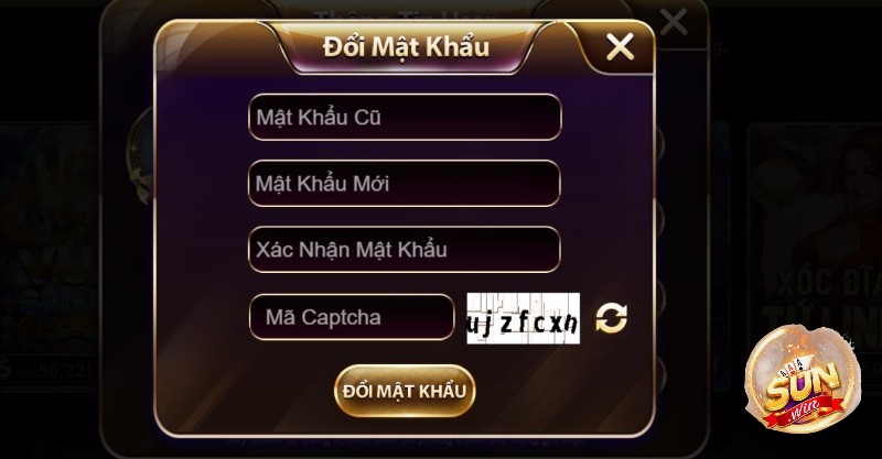 Chọn Đổi mật khẩu để đảm bảo an toàn cho acc