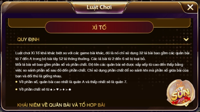 Luật chơi Xì Tố tại Sunwin khá đơn giản