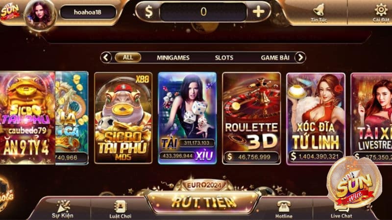 Sunwin là cổng game bài kích hoạt sđt tặng tiền uy tín